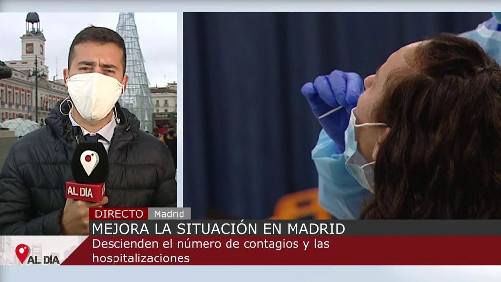Mejora la situación en la Comunidad de Madrid: desciende el número de contagios y de hospitalizaciones