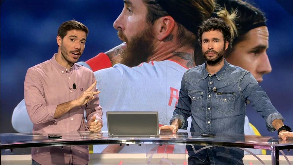 Pablo Pinto y Luis García, en un momento del programa.