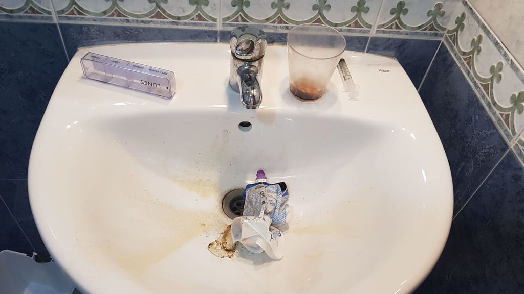 El baño de una de las residencias de la Región.