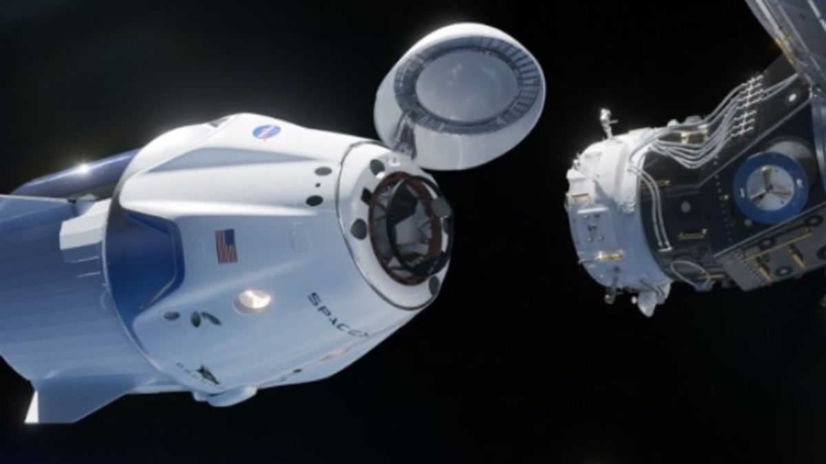 La nave de la Nasa y SpaceX con cuatro astronautas y baby yoda atraca con éxito en la Estación Espacial Internacional