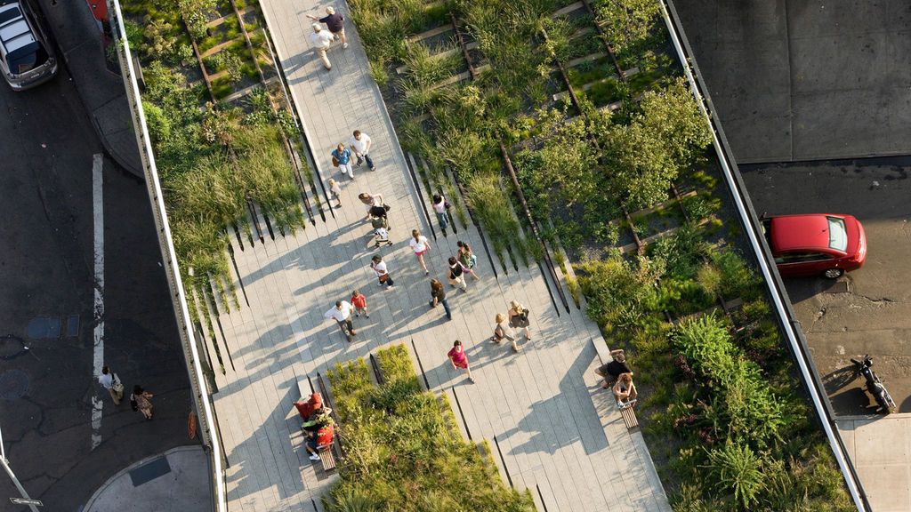 Parque High Line, en Nueva York