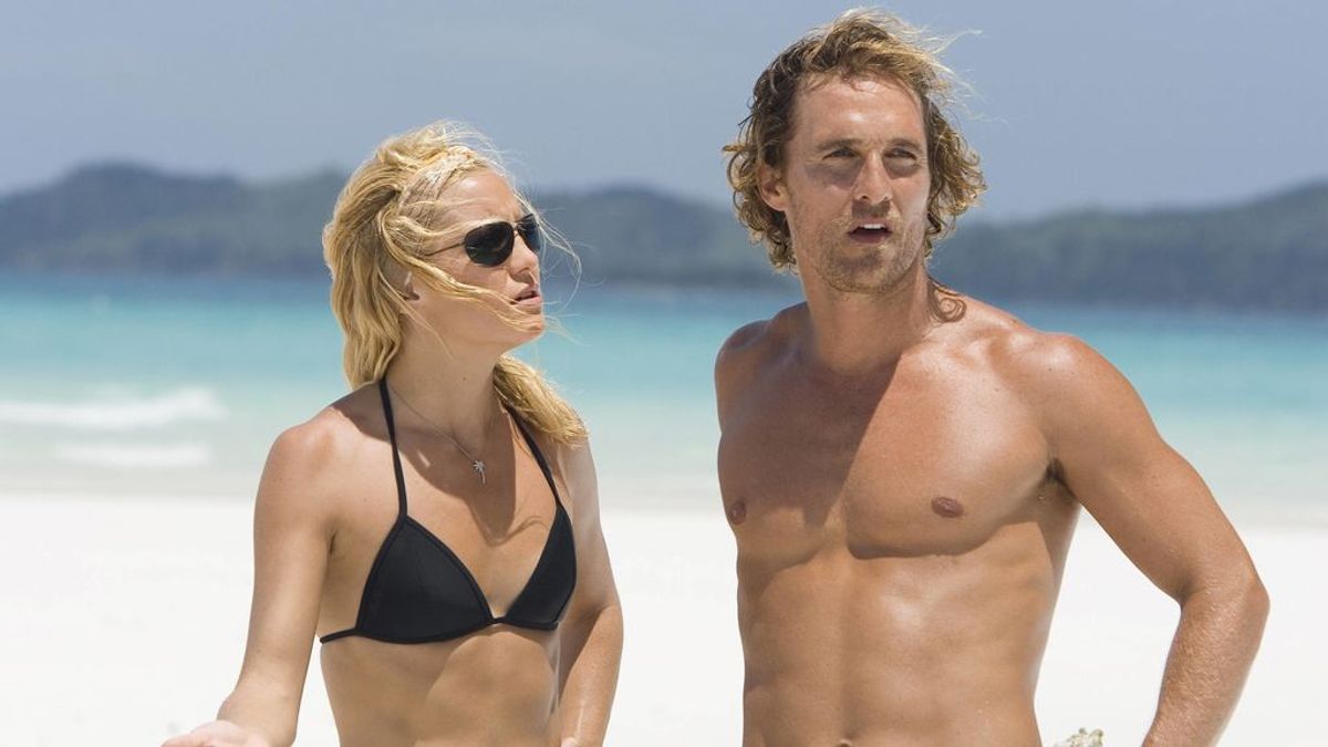 Matthew McConaughey explica por qué tenía mocos en su beso de película con Kate Hudson Matthew McConaughey explica por qué tenía mocos en su beso de película con Kate Hudson