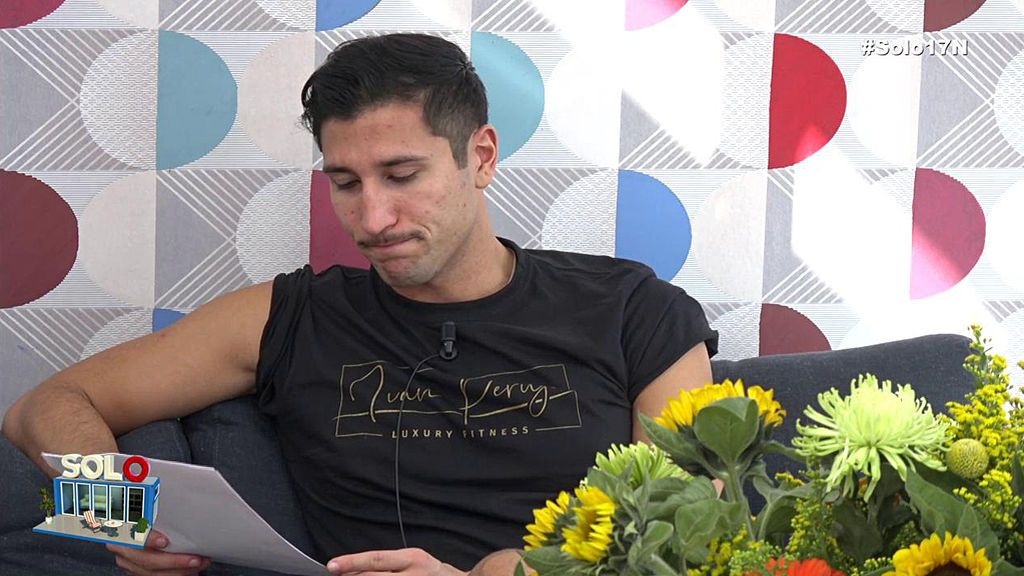 Gianmarco, al borde de las lágrimas en 'Solo': la emocionante carta que le ha llegado al corazón