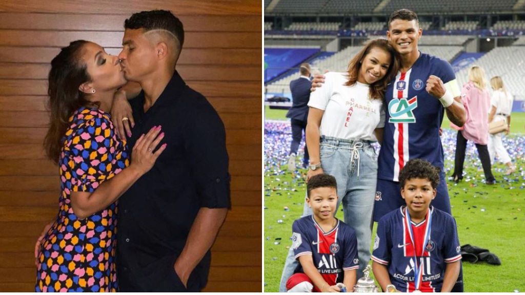 La mujer de Thago Silva le pide públicamente que se haga una vasectomía: "Cuando deje de soñar que voy a tener otro hijo" La mujer de Thago Silva le pide públicamente que se haga una vasectomía: "Cuando deje de soñar que voy a tener otro hijo"