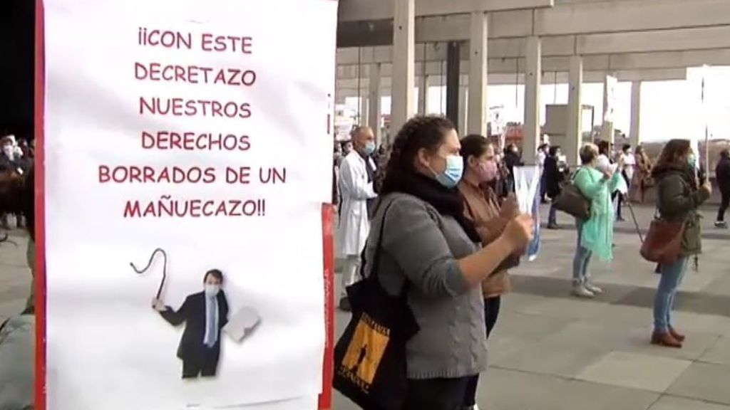 Los sanitarios de Castilla y León se rebelan contra la pérdida de sus derechos