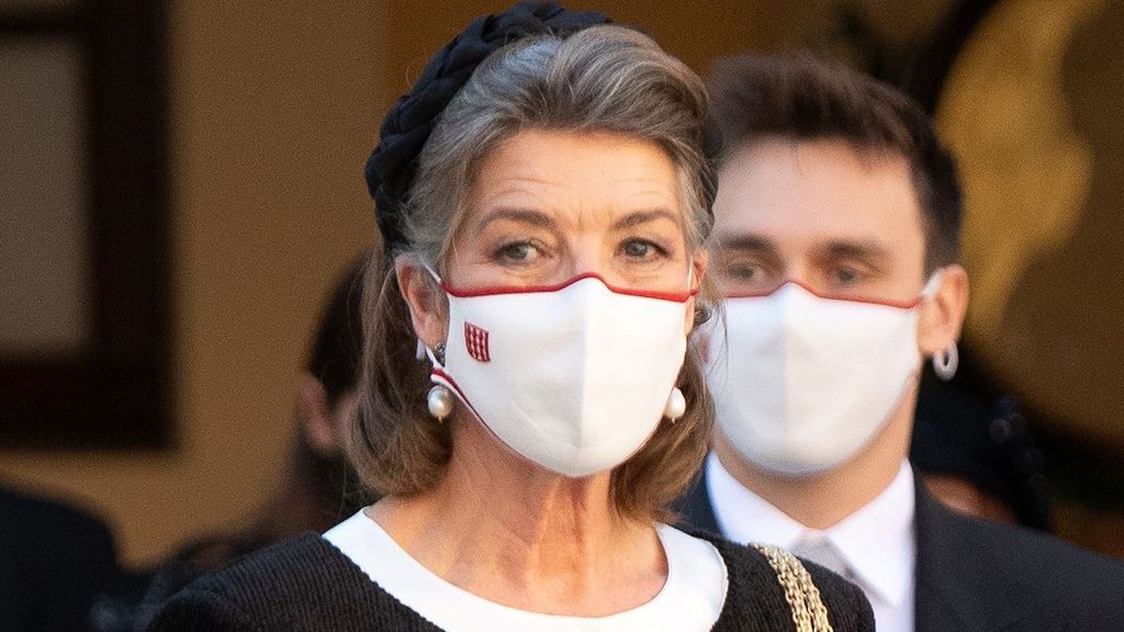Carolina de Mónaco en el Día Nacional de Mónaco, 2020