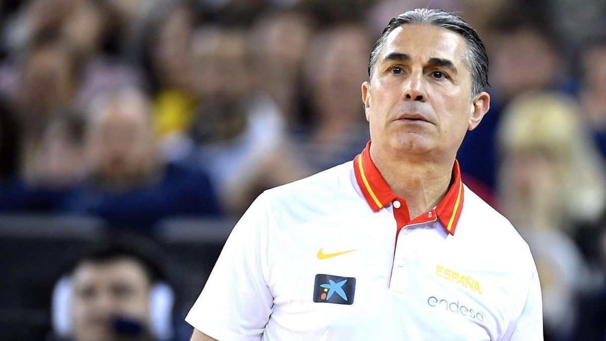 Scariolo, en un partido con la Selección. Scariolo, en un partido con la Selección.