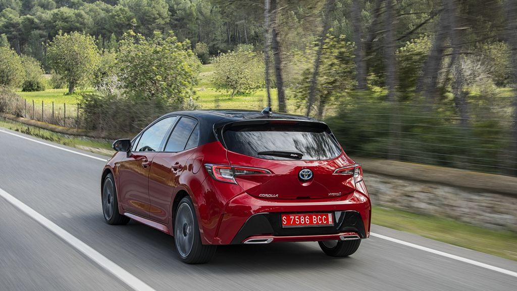 Trasera del Toyota Corolla