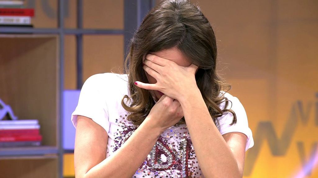 Irene Rosales abandona llorando el plató de 'Viva la vida'