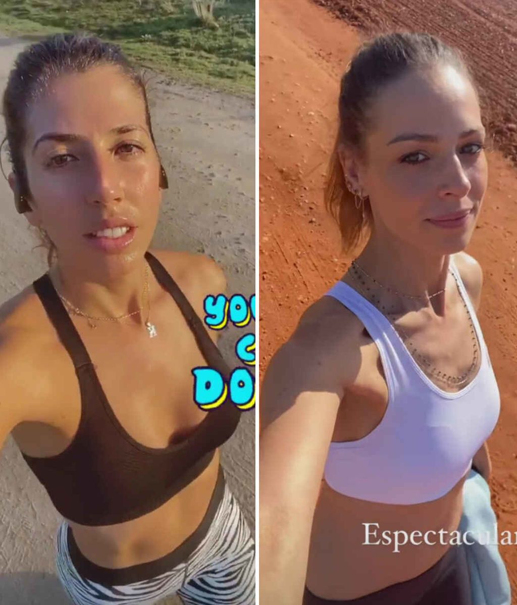 Los stories 'casi idénticos' de Eva y Karelys