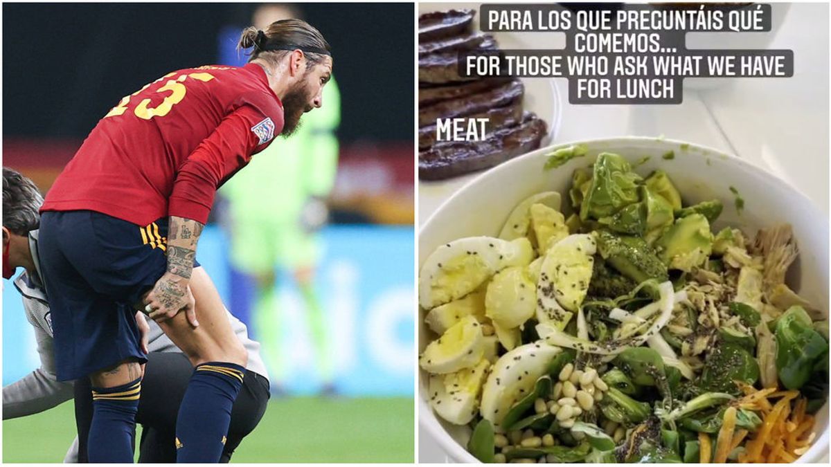 Sergio Ramos se machaca para volver poniendo su atención en la dieta: "Para los que me preguntáis qué comemos"