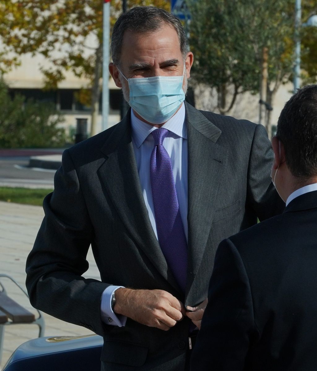 El rey Felipe, el pasado lunes en la inauguración del hospital universitario de Toledo