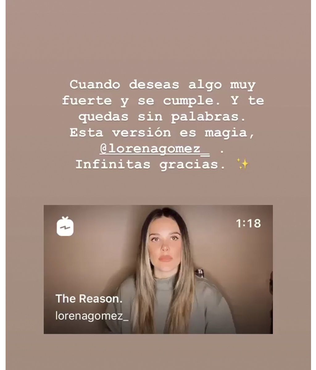 Sara Carbonero acepta el gesto de Lorena Gómez