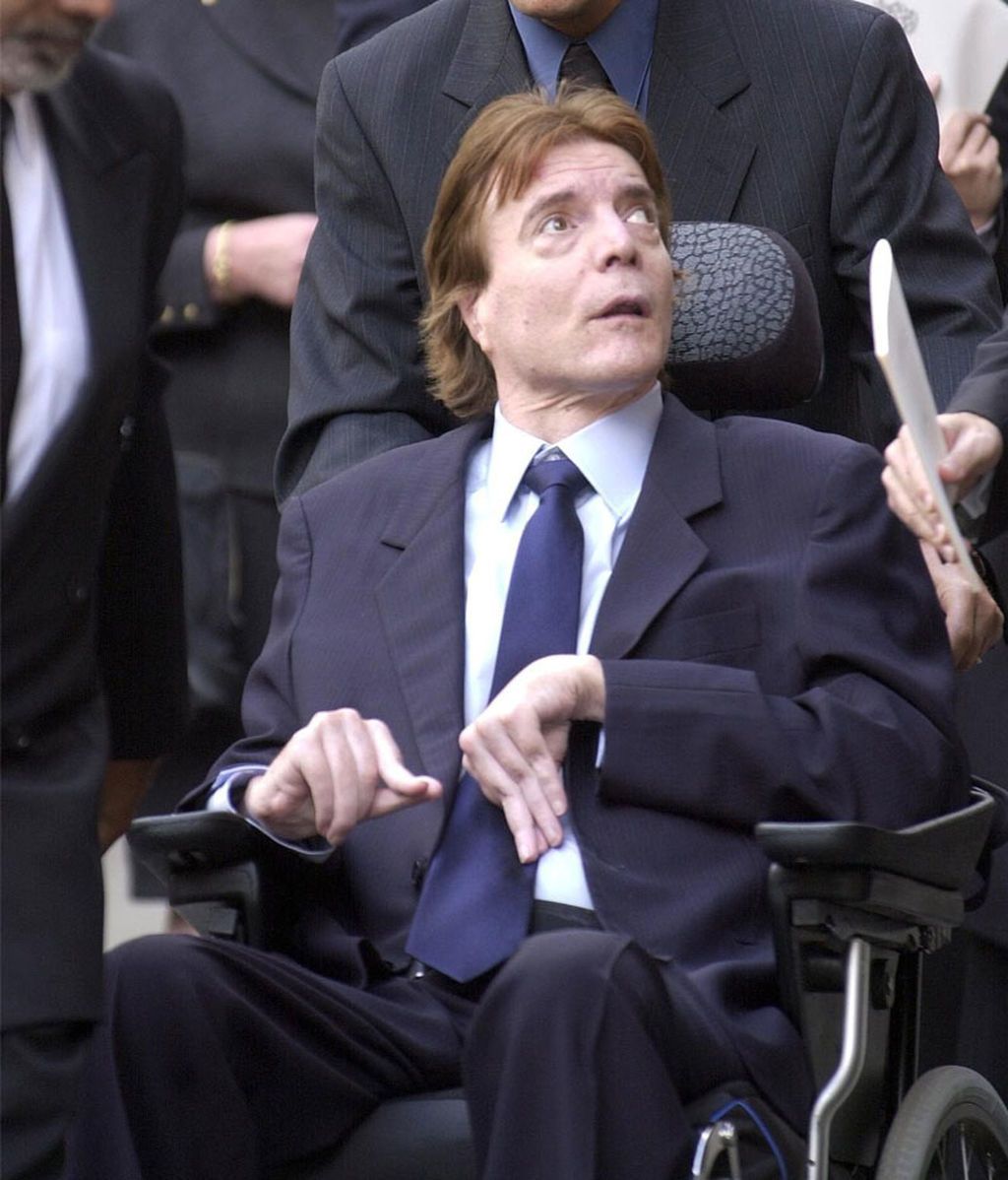 John Paul Getty,  en el funeral de su padre, Paul Getty