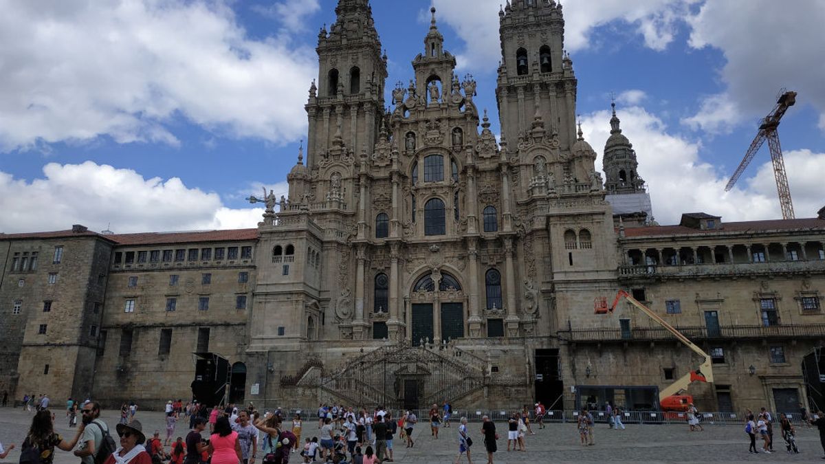 Los peregrinos siguen llegando a Santiago casi un mes después del cierre perimetral de la ciudad por coronavirus Los peregrinos siguen llegando a Santiago casi un mes después del cierre perimetral de la ciudad por coronavirus