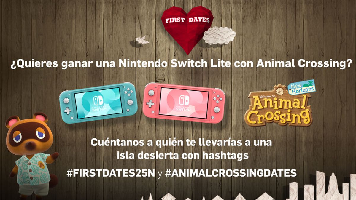 Participa en nuestro concurso y podrás ganar una Nintendo Switch Lite con Animal Crossing