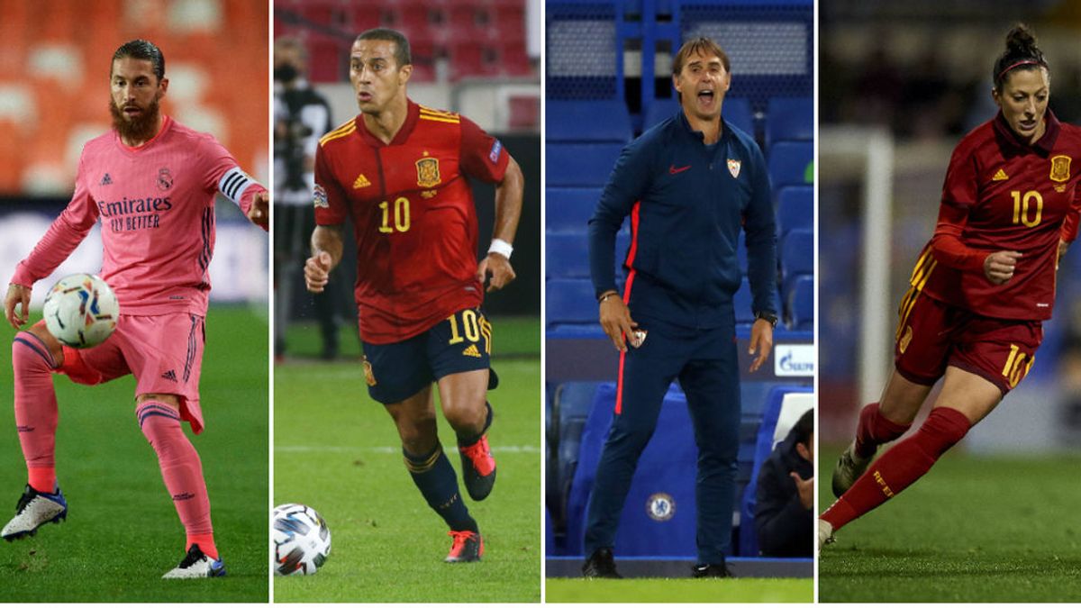 Sergio Ramos, Thiago. Lopetegui y Jenni Hermoso, los candidatos españoles a los premios 'The Best' Sergio Ramos, Thiago. Lopetegui y Jenni Hermoso, los candidatos españoles a los premios 'The Best'