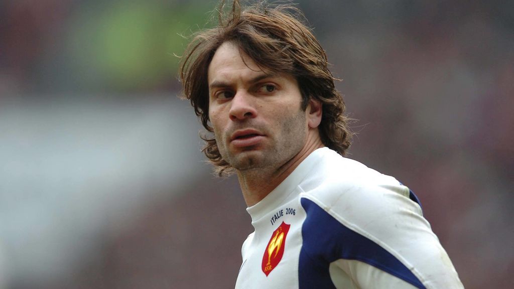 Christophe Dominici, figura del rugby con Francia. Christophe Dominici, figura del rugby con Francia.