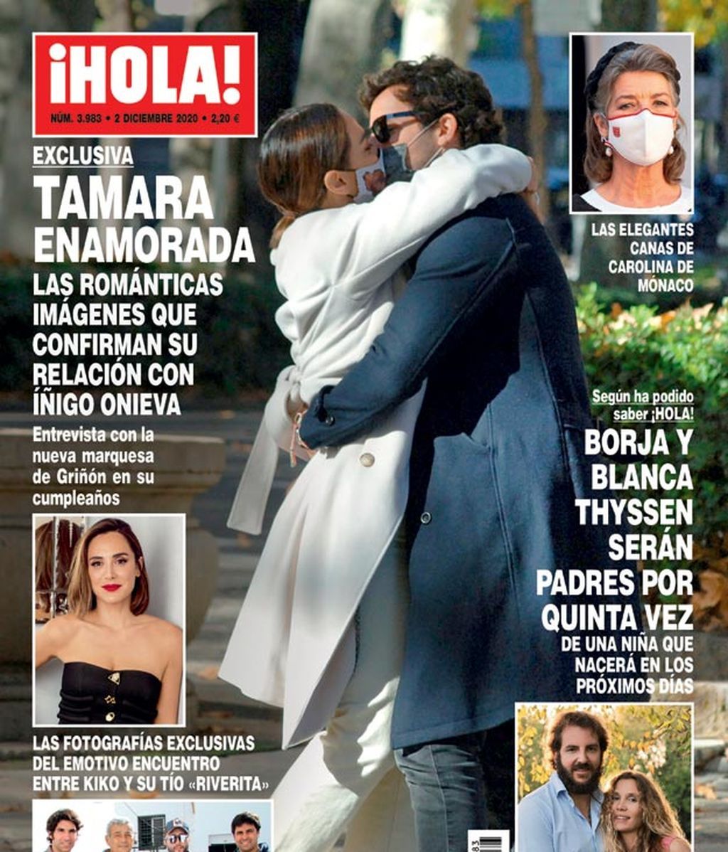 El esperado beso de Tamara Falcó con su novio