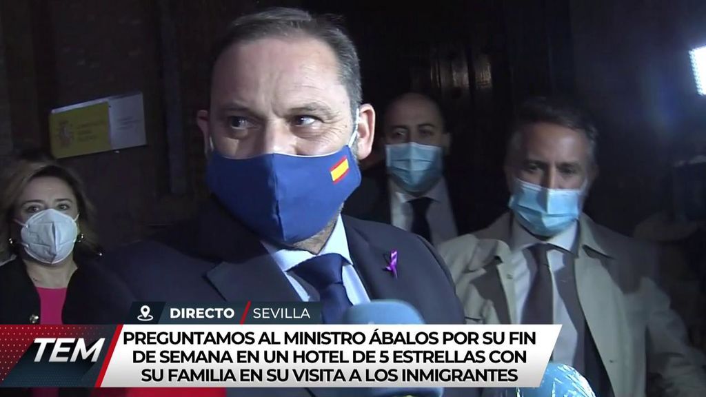 El ministro Ábalos responde en 'TEM' por su polémico viaje a Canarias: "Esto es una intimidación a mi familia"