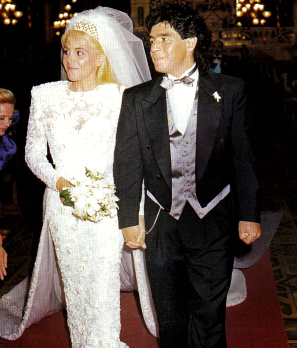 Boda de Maradona y Claudia Villafañe