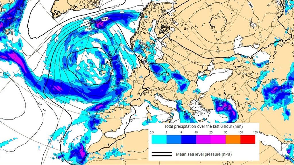 precip jueves