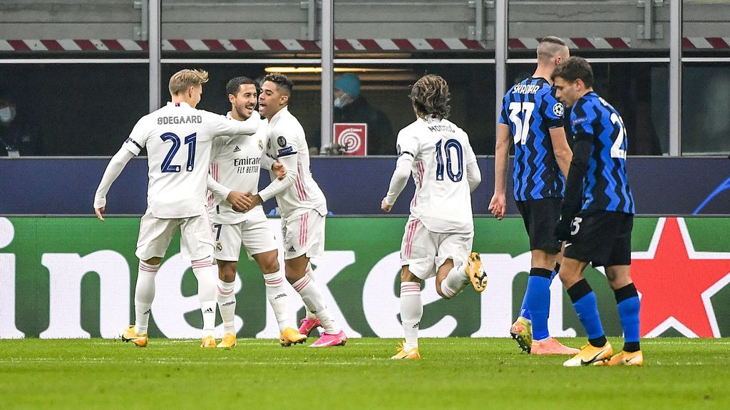 El Real Madrid venció al Inter en Milán. El Real Madrid venció al Inter en Milán.
