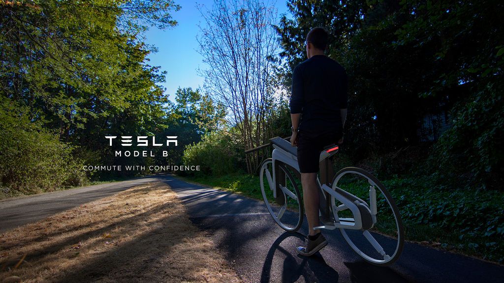 Tesla Model B: así es el diseño de la bici eléctrica de Elon Musk