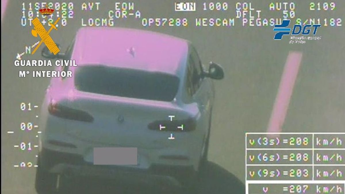 Detenido por conducir su BMW a 207 km por hora en una autovía de Granada Detenido por conducir su BMW a 207 km por hora en una autovía de Granada