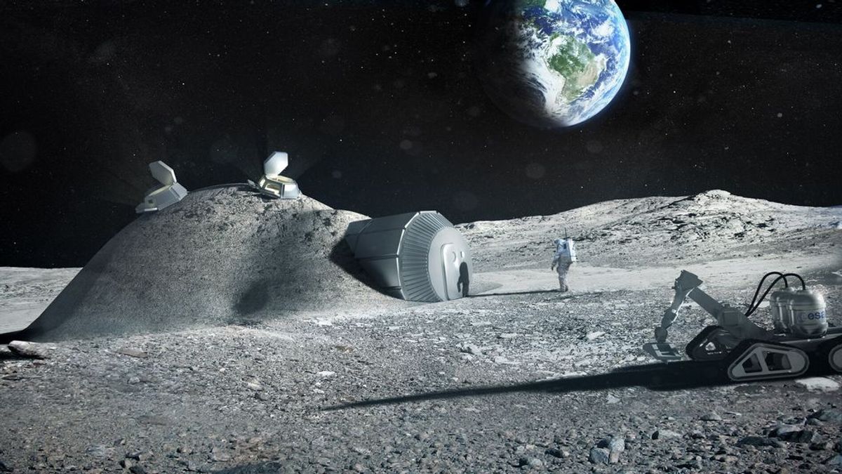 Ingenieros de la ESA desarrollan un método para sacar oxígeno y materiales de construcción del polvo lunar Ingenieros de la ESA desarrollan un método para sacar oxígeno y materiales de construcción del polvo lunar