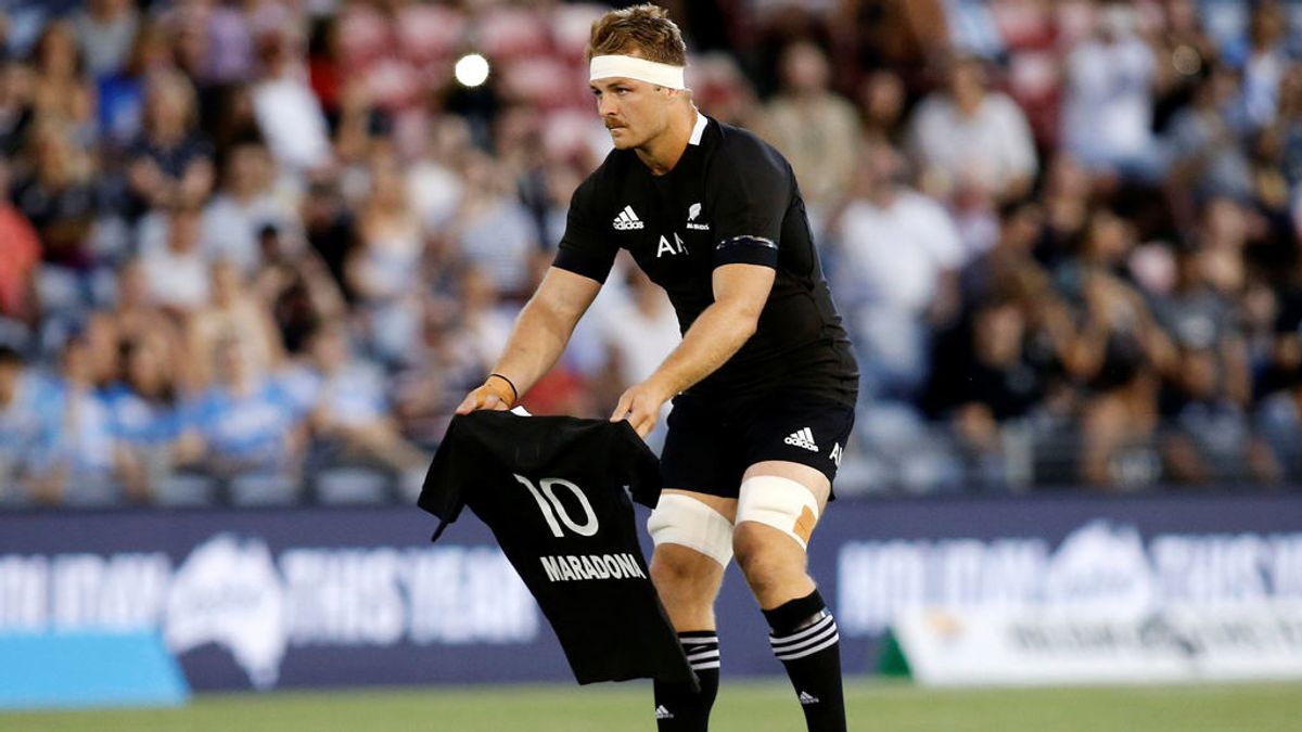 Los 'All Blacks' rinden un homenaje a Maradona antes de enfrentarse a 'Los Pumas' de Argentina Los 'All Blacks' rinden un homenaje a Maradona antes de enfrentarse a 'Los Pumas' de Argentina