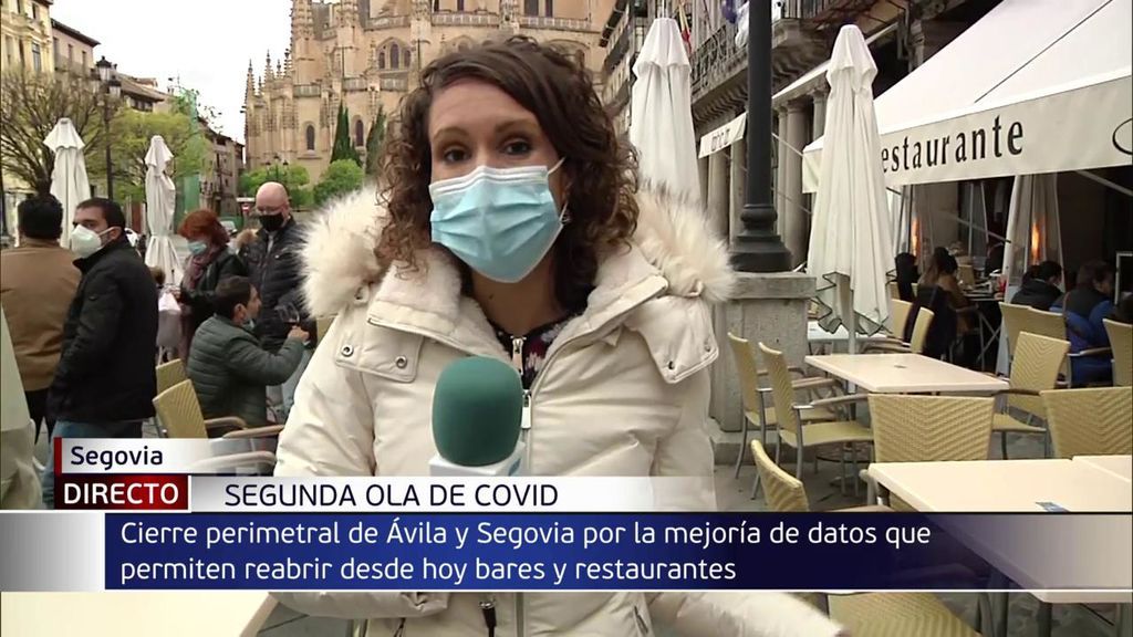 Segovia y Ávila levantan sus restricciones y reabren su hostelería ante los buenos datos