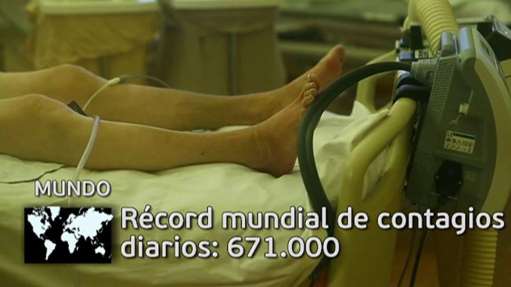 La pandemia marca récord con más de 671.000 casos nuevos y suma más de 10.600 muertos