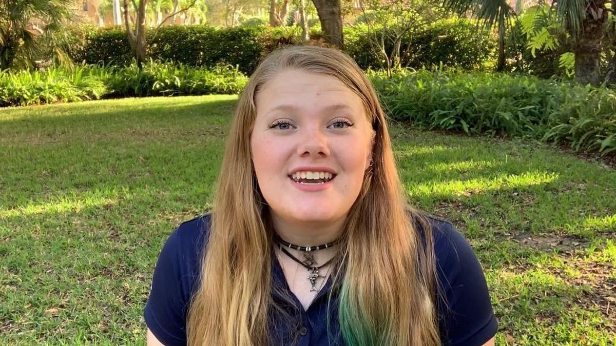 ¿Conoces a Delaney Reynolds, la 'Greta de Florida'? Con 20 años es una de las activistas más combativas contra el cambio climático