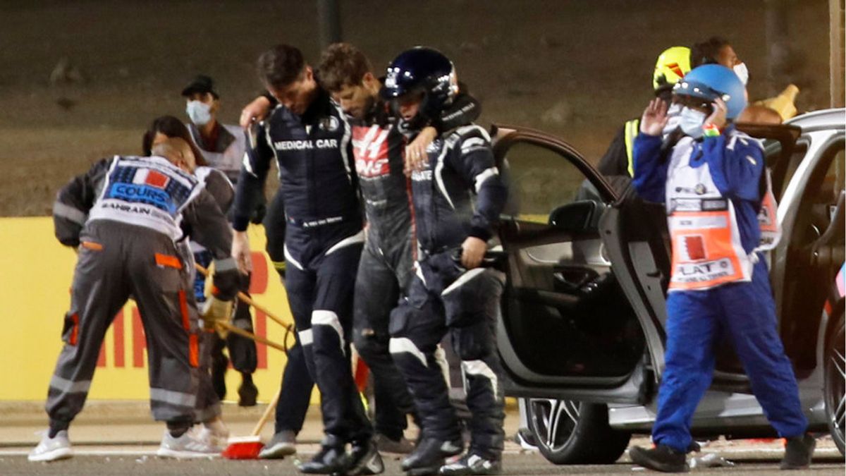 El halo, el ángel de la guarda que salvó la vida al piloto francés de Fórmula 1 Romain Grosjean