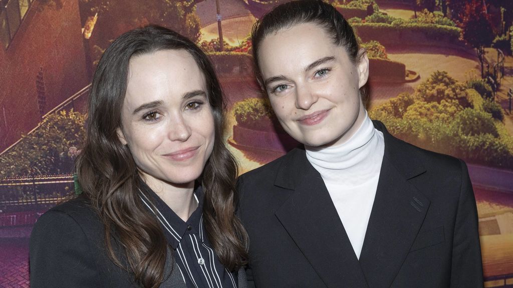 Ellen Page y Emma Portner, en un estreno en junio de 2017