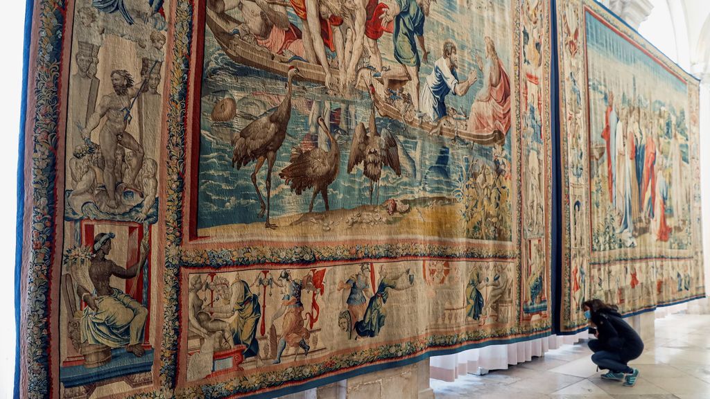 Las maravillas de Rafael y Miguel Ángel para la Capilla Sixtina llegan al Palacio Real de Madrid Las maravillas de Rafael y Miguel Ángel para la Capilla Sixtina llegan al Palacio Real de Madrid