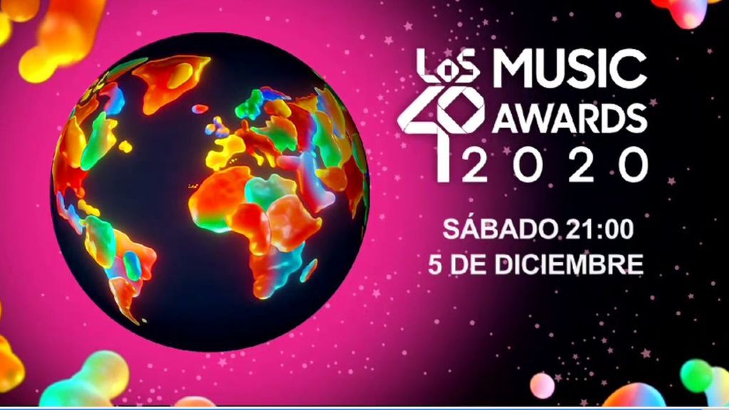 Los 40 music awards, el sábado a las 21:00 horas, en Divinity