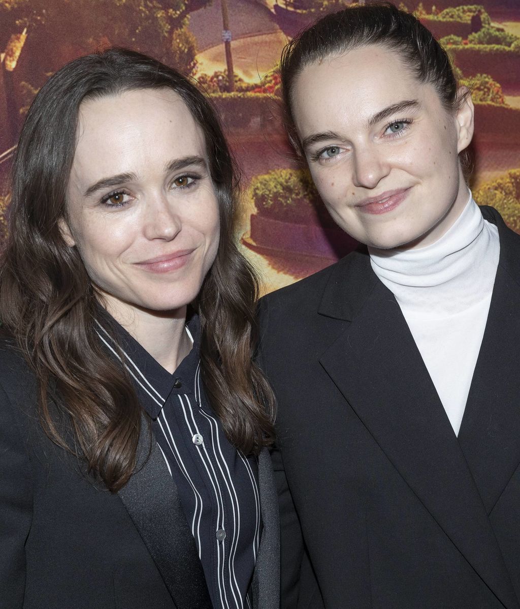 Elliot Page y Emma Portner, en una fiesta en junio de 2019