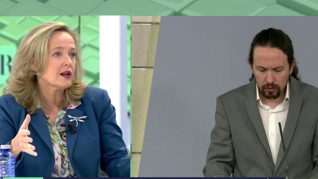 Navia Calviño, sobre el Gobierno de coalición y Pablo Iglesias