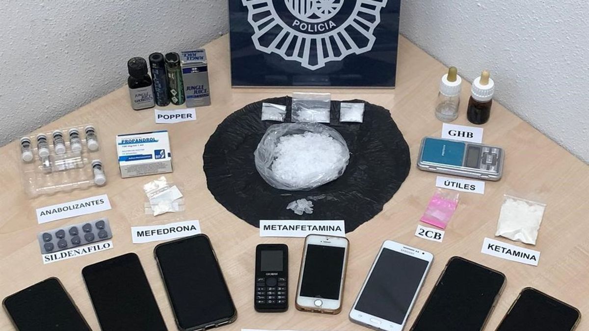 La Policía halla en las casas de Rafael Amargo drogas como GHB y ketamina, 6.000 euros y 8 móviles