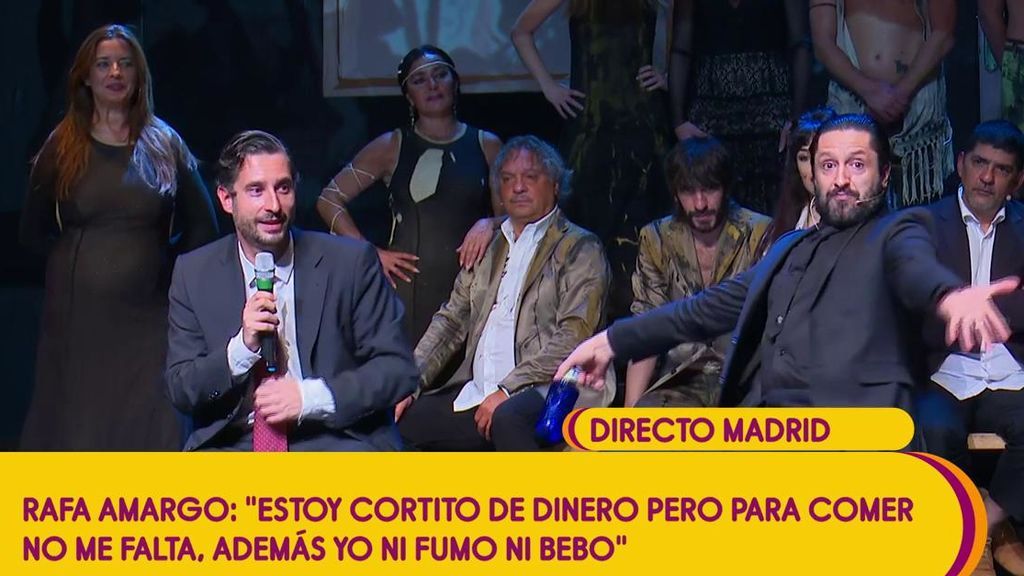 La rueda de prensa de Rafael Amargo