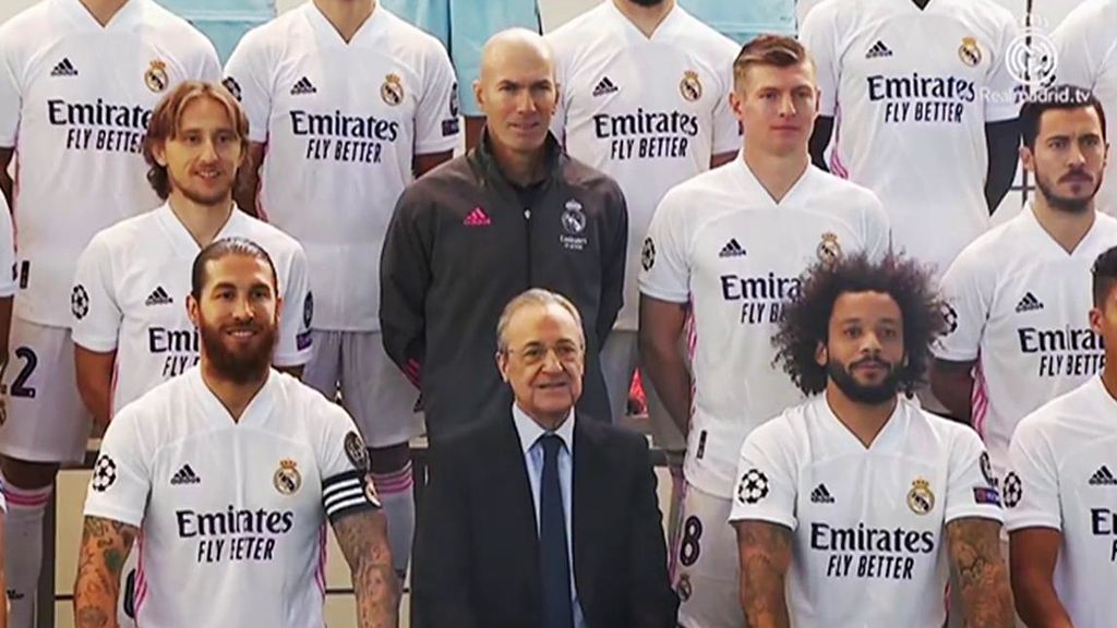 El Real Madrid se hizo la foto de equipo de la temporada.