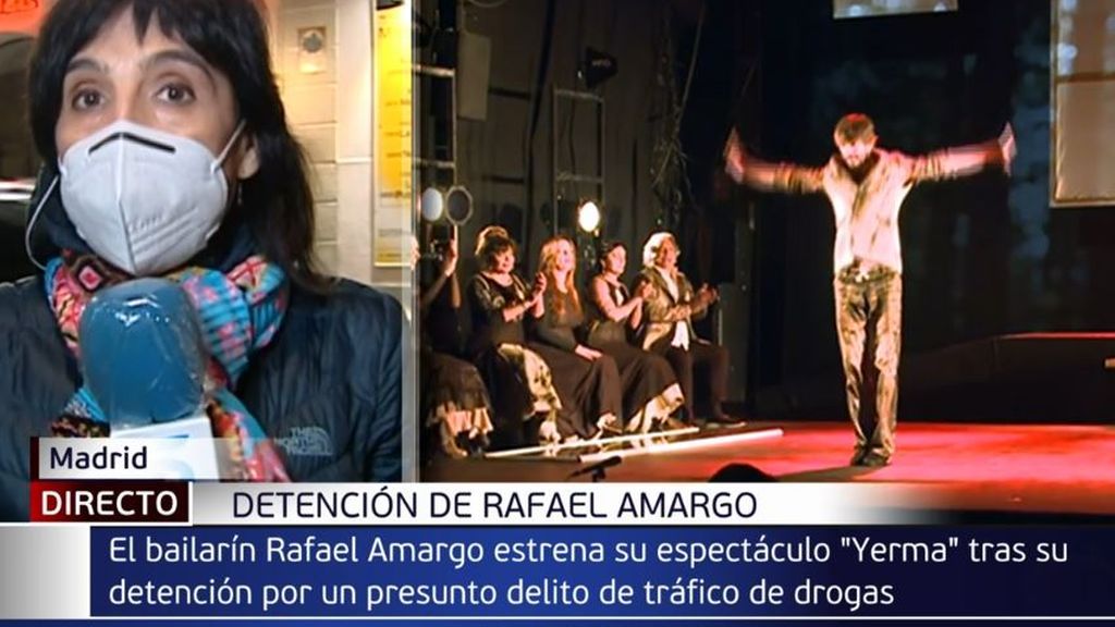 Aplausos y público en pie para Rafael Amargo en un estreno de 'Yerma' con reivindicación: "Soy honrado y serio"