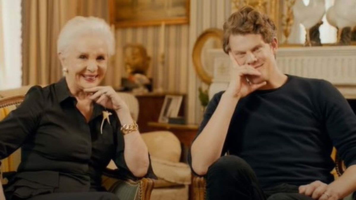 Carolina Herrera con su sucesor, Wes Wordon Carolina Herrera con su sucesor, Wes Wordon