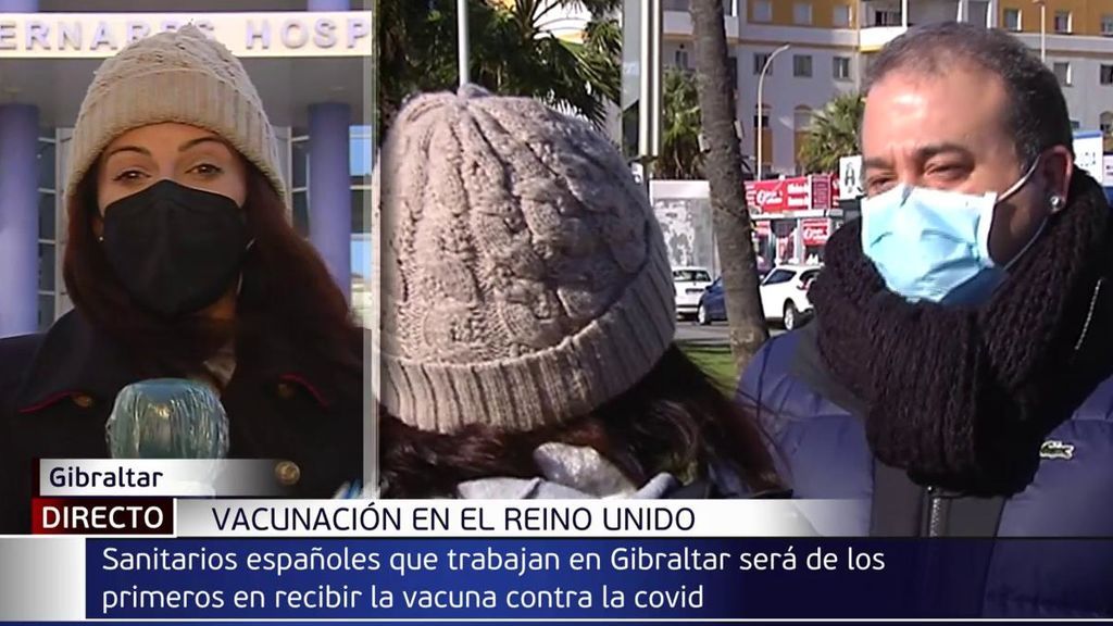 Los transfronterizos en Gibraltar, los primeros españoles en vacunarse