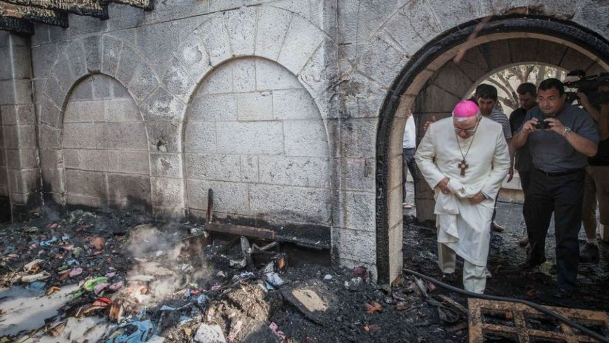 Detenido un colono israelí tras intentar prenderle fuego a la Iglesia de Getsemaní