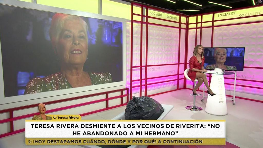 Teresa Rivear interviene indignada en 'Socialité': "Mi hermano no está abandonado"