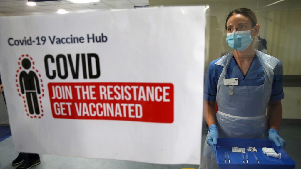 Euforia en Reino Unido ante las primeras vacunaciones contra el coronavirus