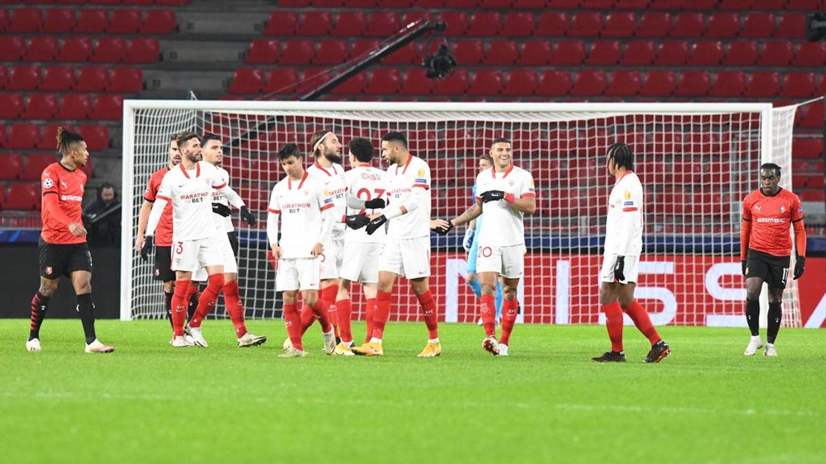 El Sevilla se mete como segundo en los octavos de la Champions.